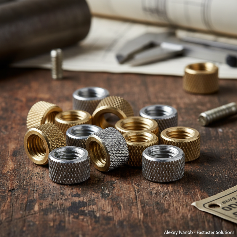 Что такое гайки с насечкой и кольяром?