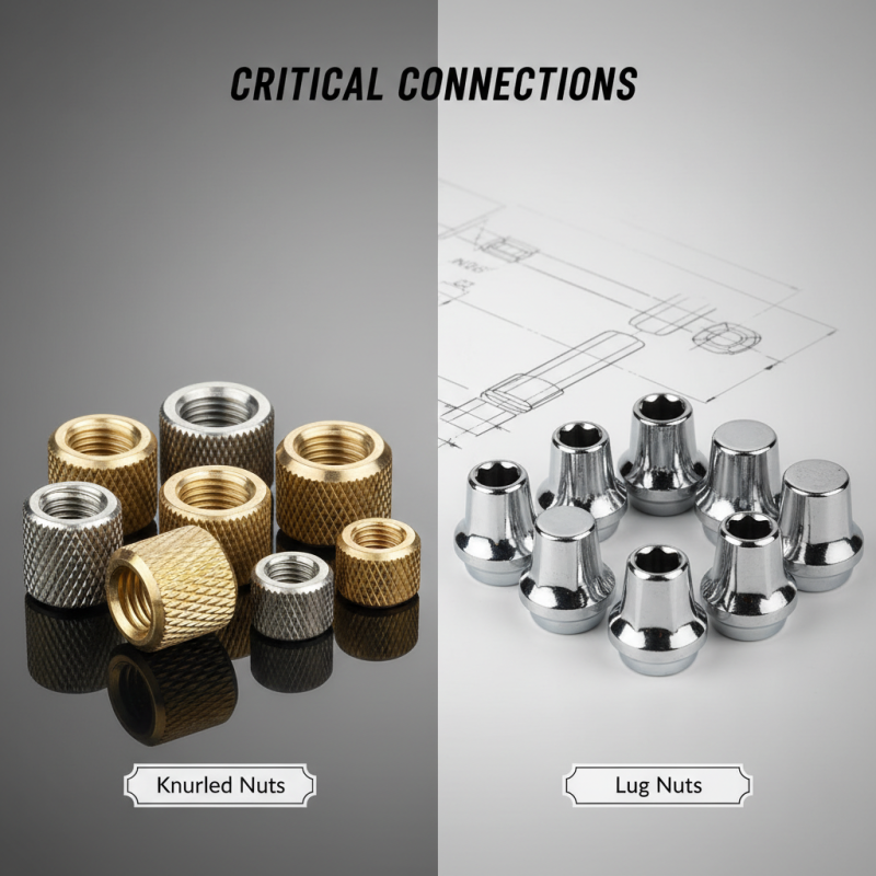 Почему гайки с насечкой и кольяром важны для соединений?