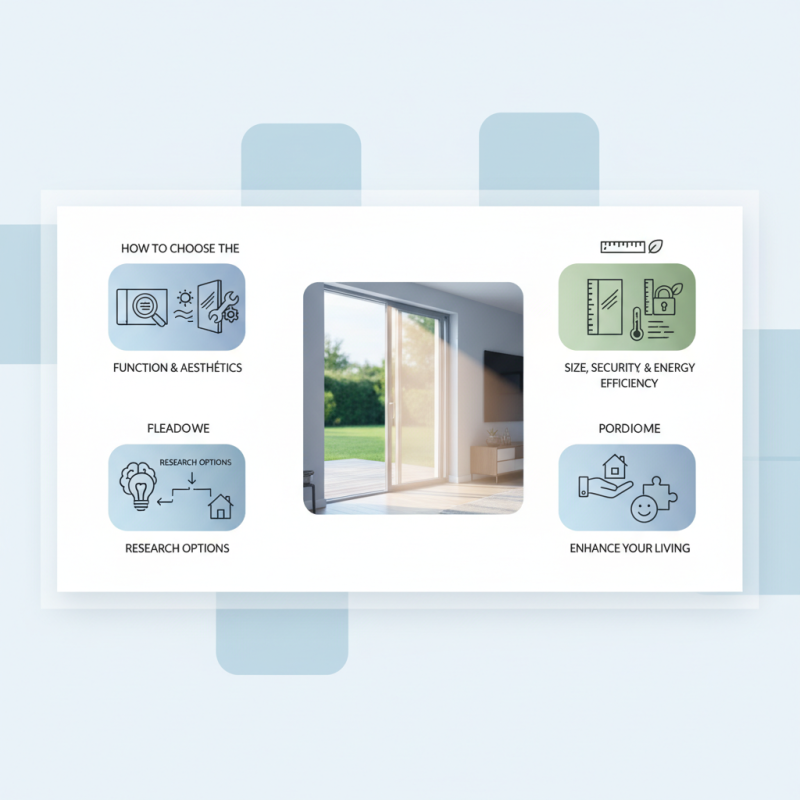 How to Choose the Best Sliding Glass Doors for Your Home?