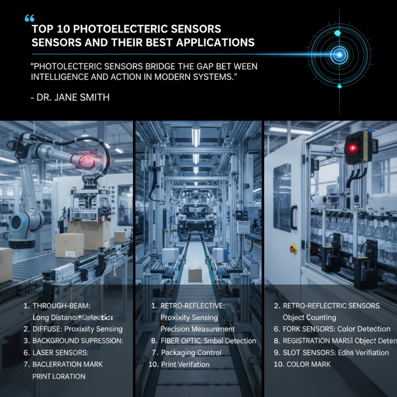 Top 10 Photoelectric Sensors and Their Best Applications?