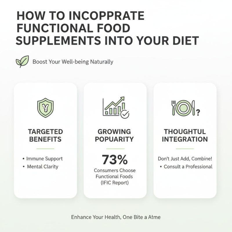Why Choose Functional Food Supplements for Your Health?