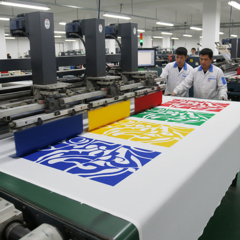 How does screen printing work in industrial production?