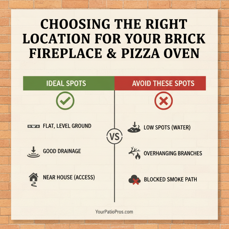 How to Build a Brick Fireplace with a Pizza Oven?