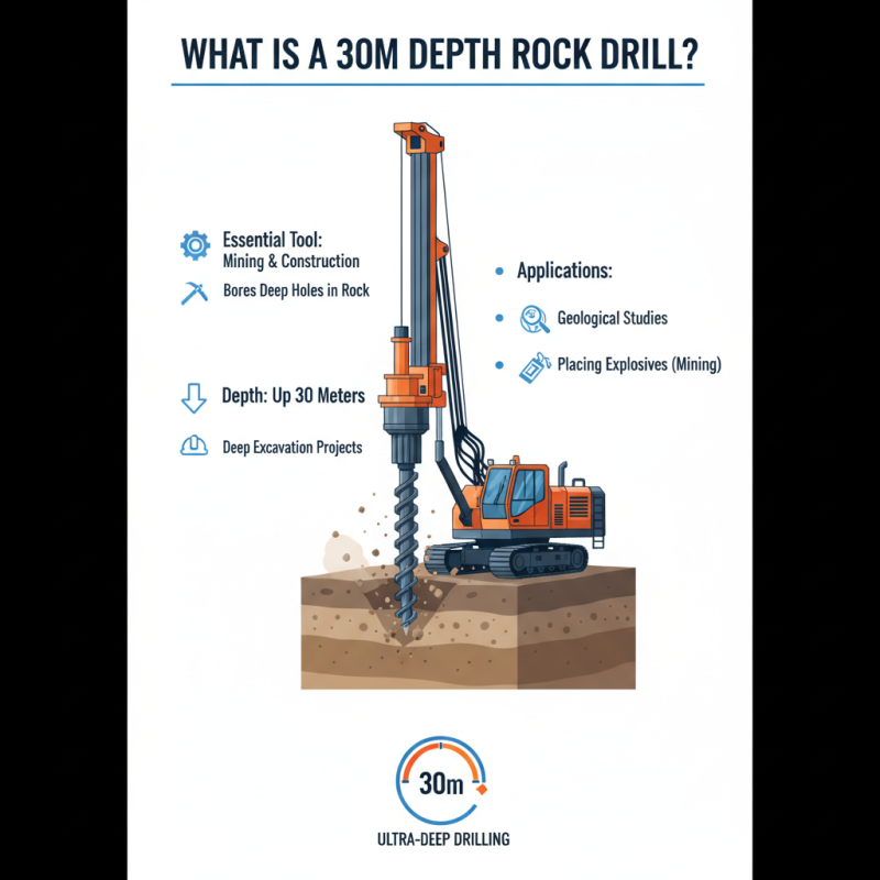 What is a 30m Depth Rock Drill and How Does It Work?