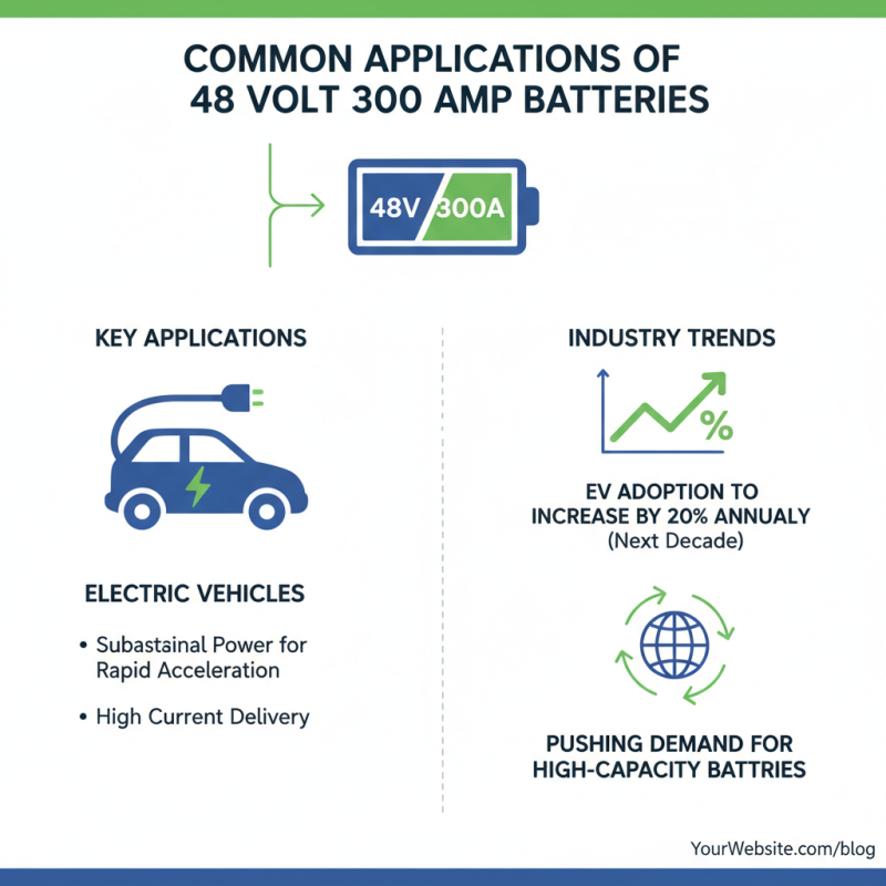 What is a 48 Volt 300 Amp Battery and Its Uses?