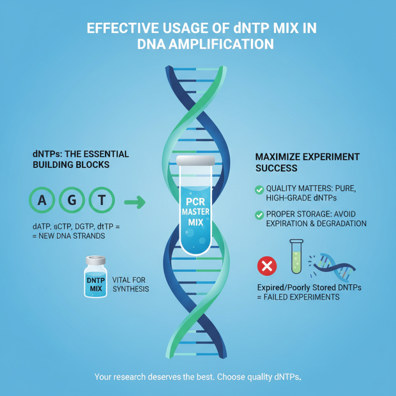 How to Prepare and Use dNTP Mix for DNA Synthesis?