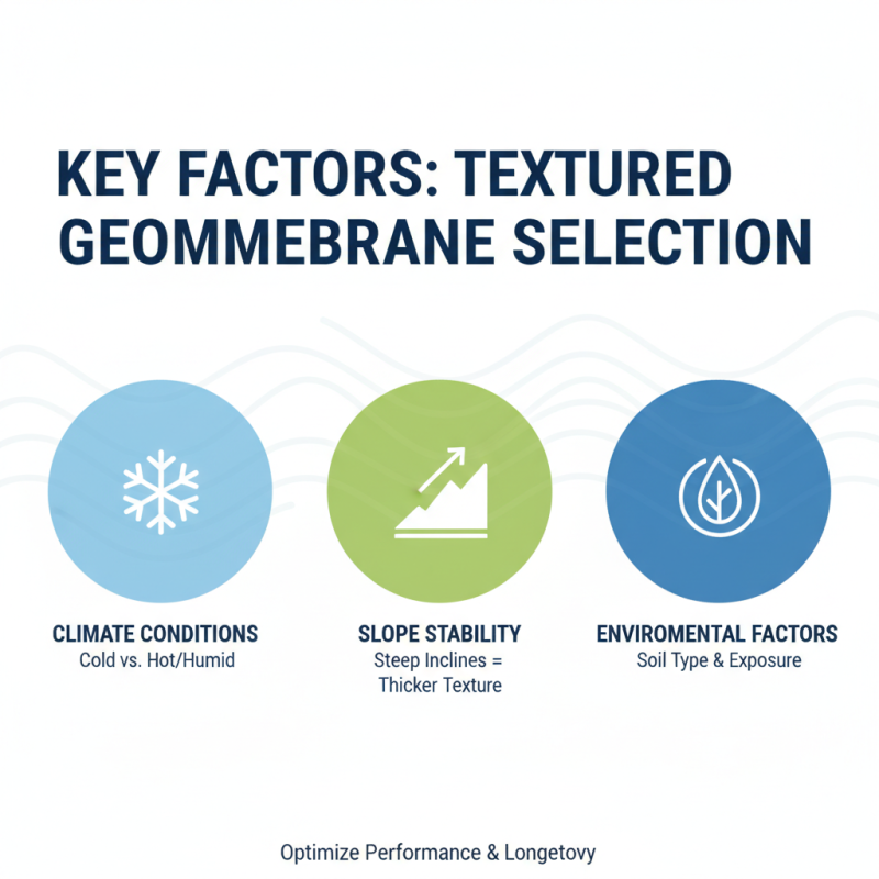 How to Choose the Right Textured Geomembrane for Your Project?