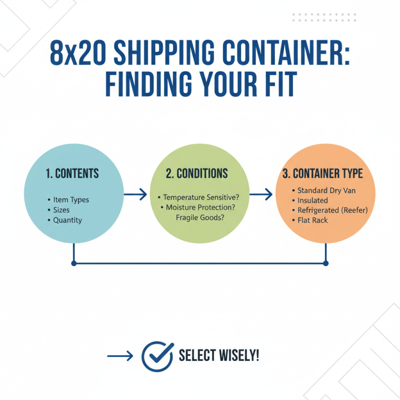 How to Choose the Best 8x20 Shipping Container for Your Needs?