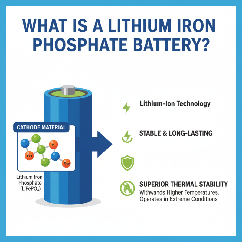 What is a lithium iron phosphate battery and how does it work?