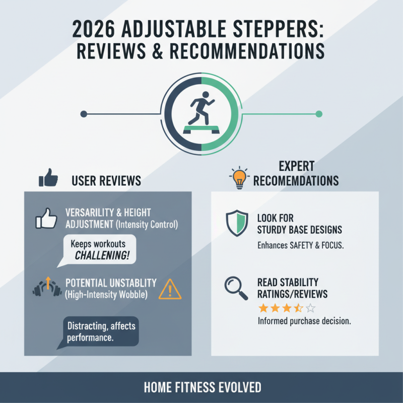 2026 Best Aerobic Adjustable Stepper for Home Workouts?