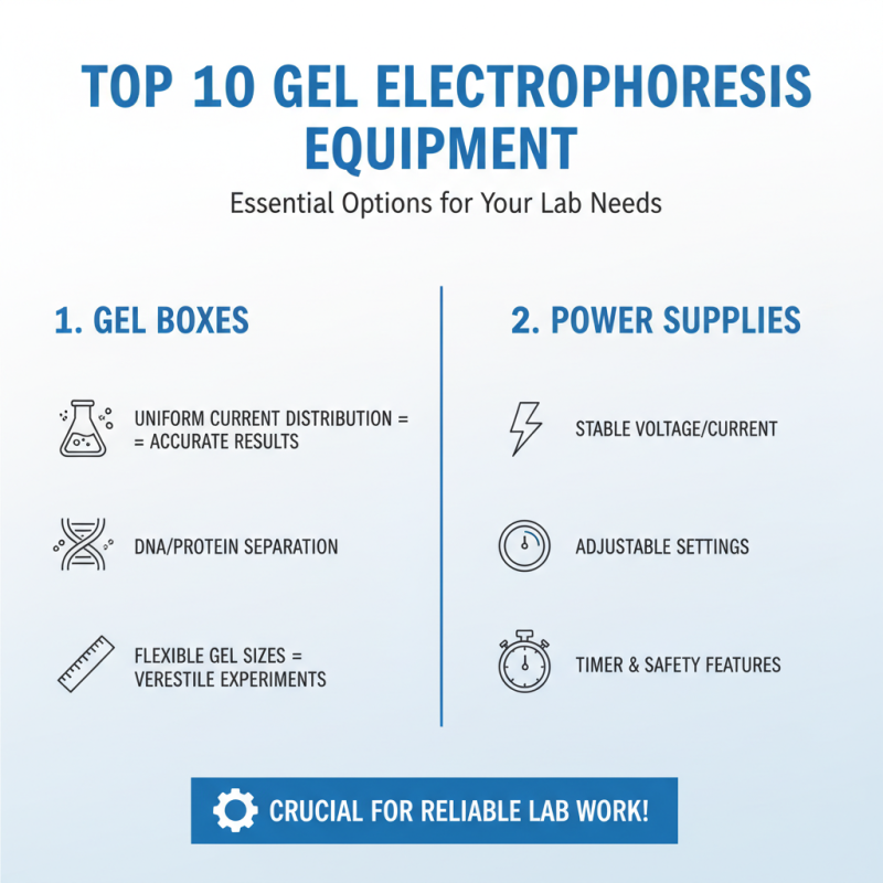 Top 10 Gel Electrophoresis Equipment Options for Your Lab Needs?