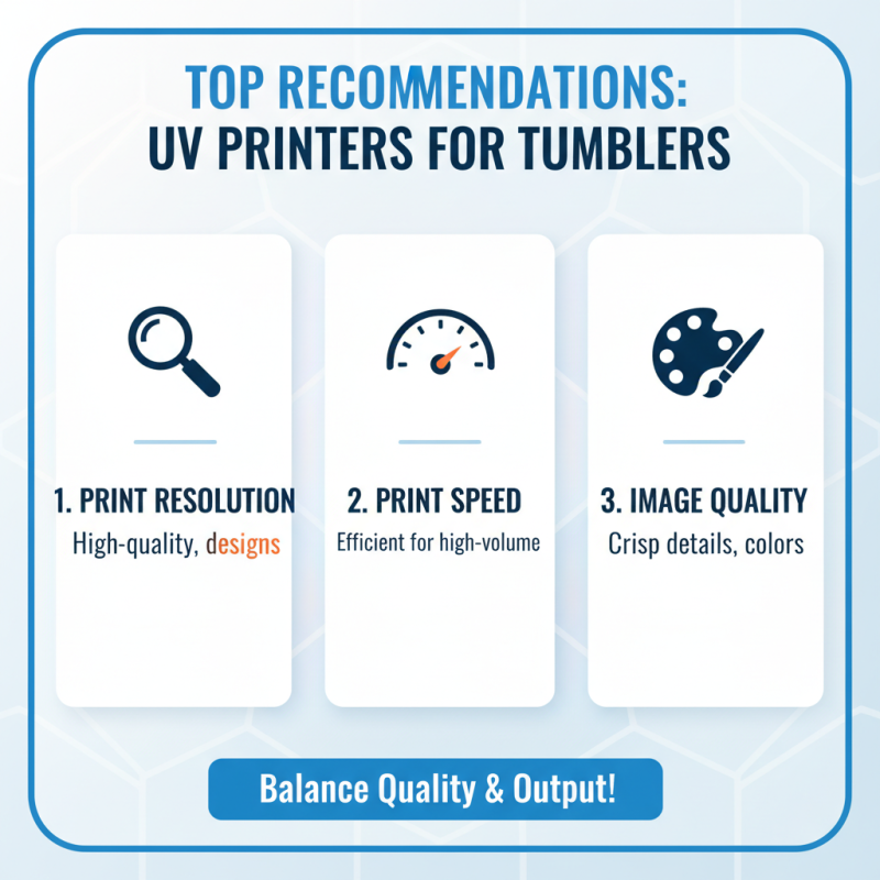 How to Choose the Best UV Printer for Tumblers?