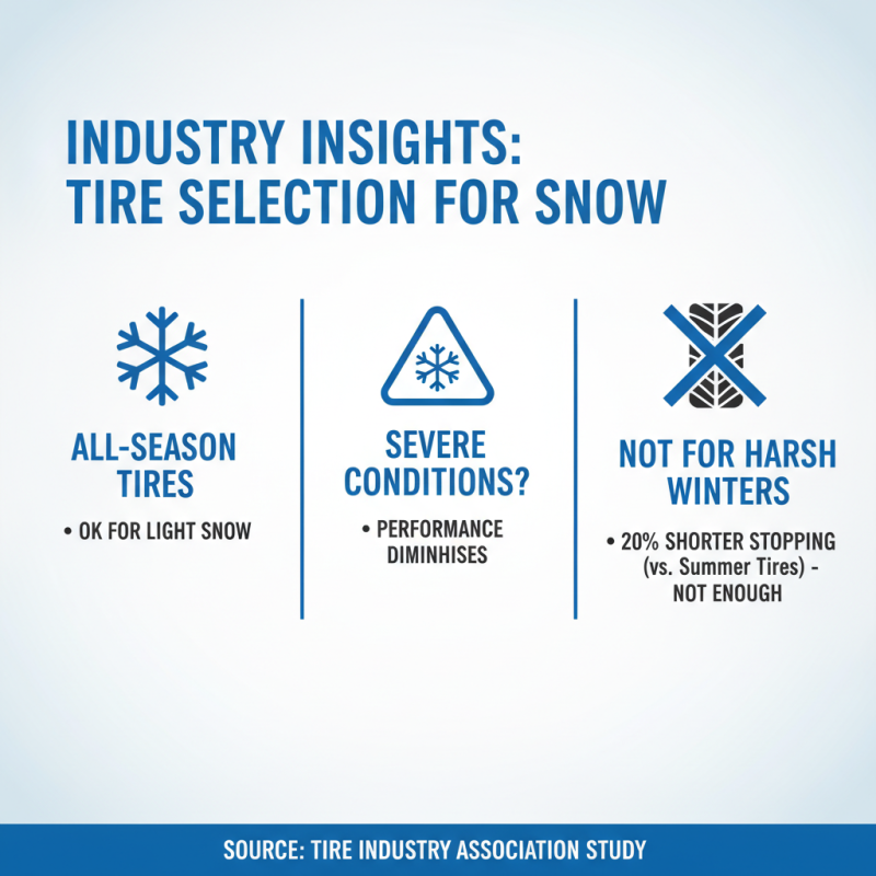 Do All Season Tires Perform Well in Snow Conditions?