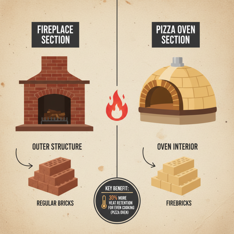 How to Build a Brick Fireplace with a Pizza Oven?