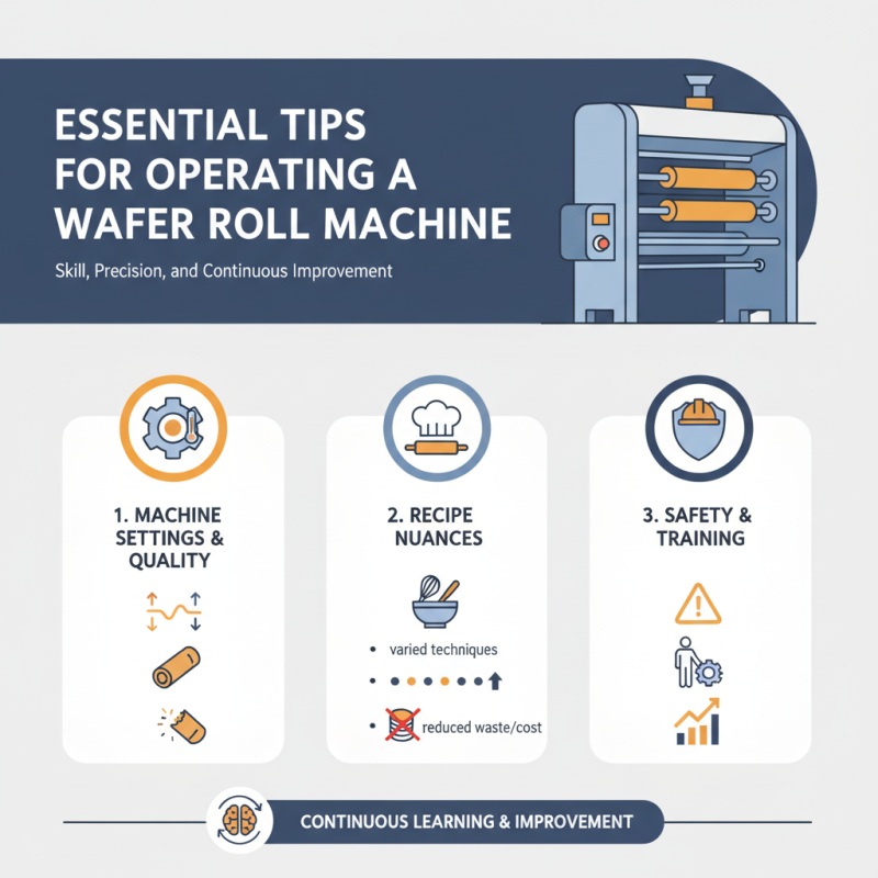 Essential Tips for Operating a Wafer Roll Machine?