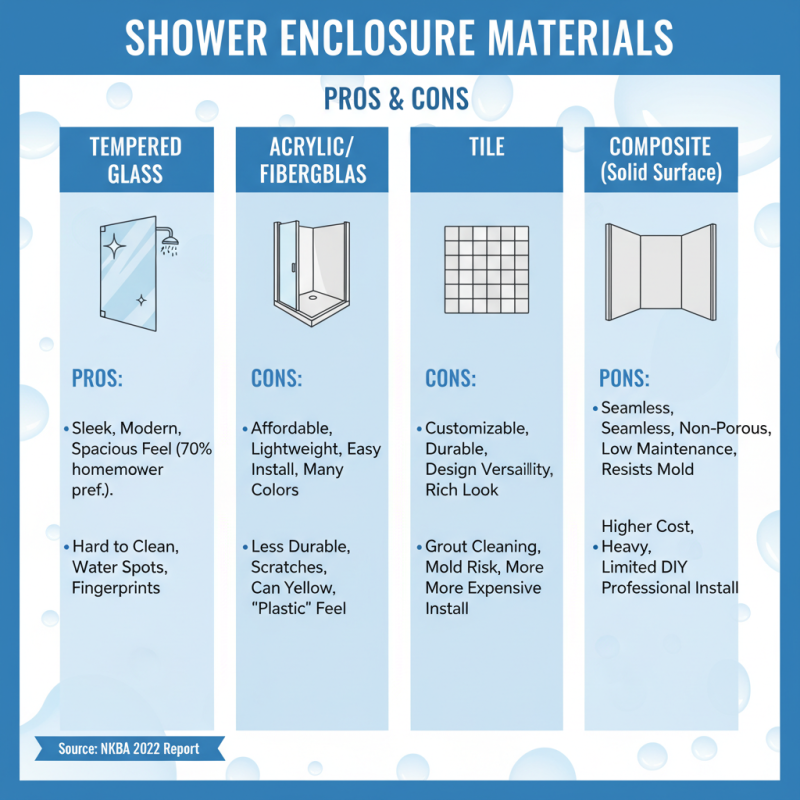 Best Shower Enclosure Options for Your Bathroom Remodel?