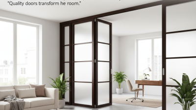 How to Choose the Right Interior Folding Door Manufacturer?