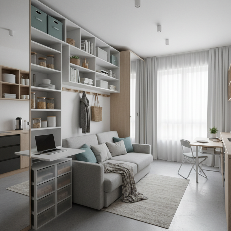 10 Smart Tips to Maximize Storage in a Tiny Studio Apartment?