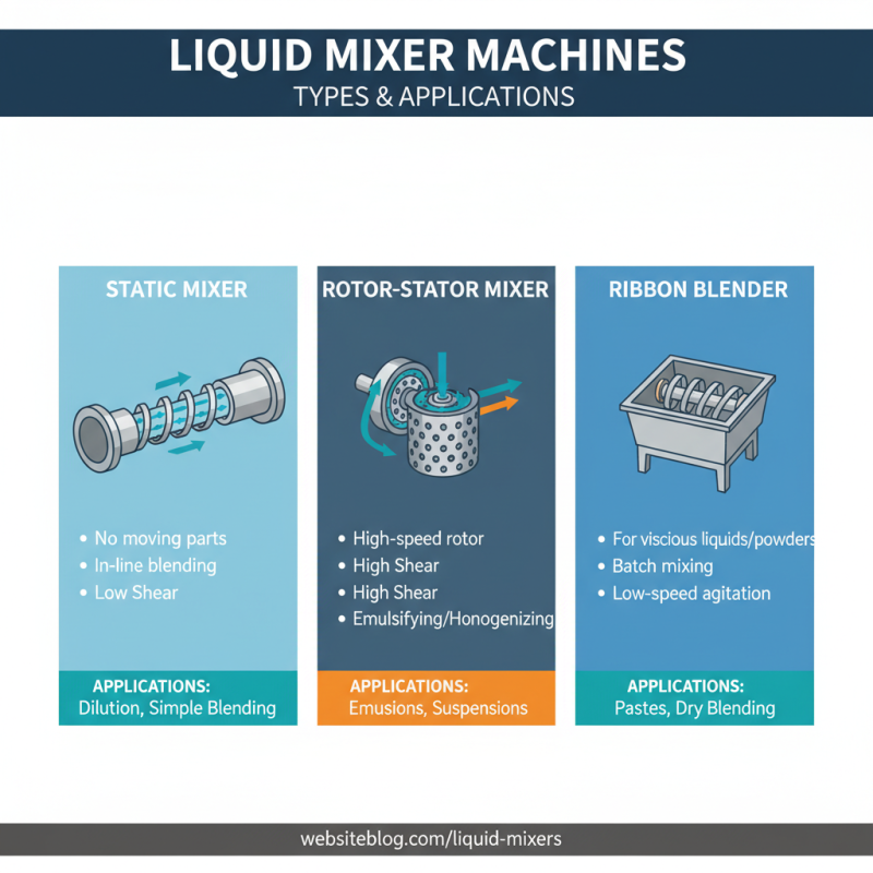Why Choose a Liquid Mixer Machine for Your Manufacturing Needs?