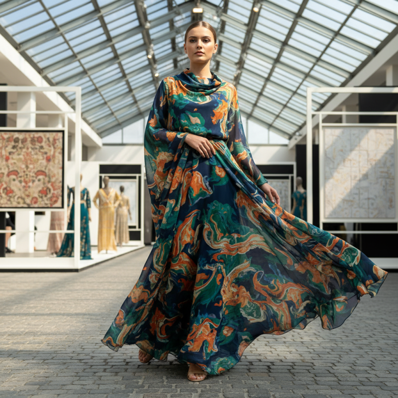 Best Georgette Digital Print Fabric for Stylish Fashion?