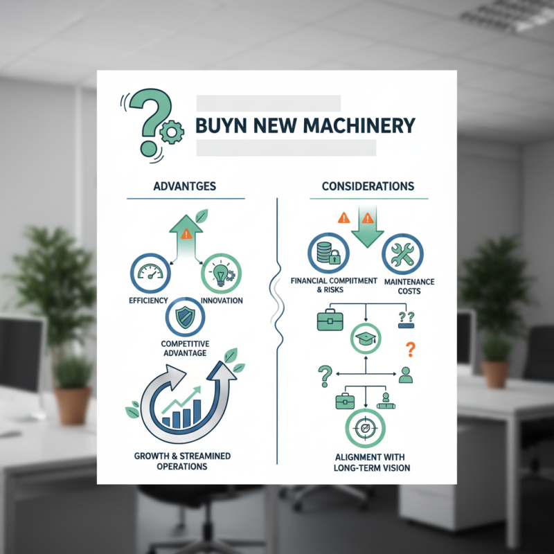 What Are the Advantages of Buying New Machinery?