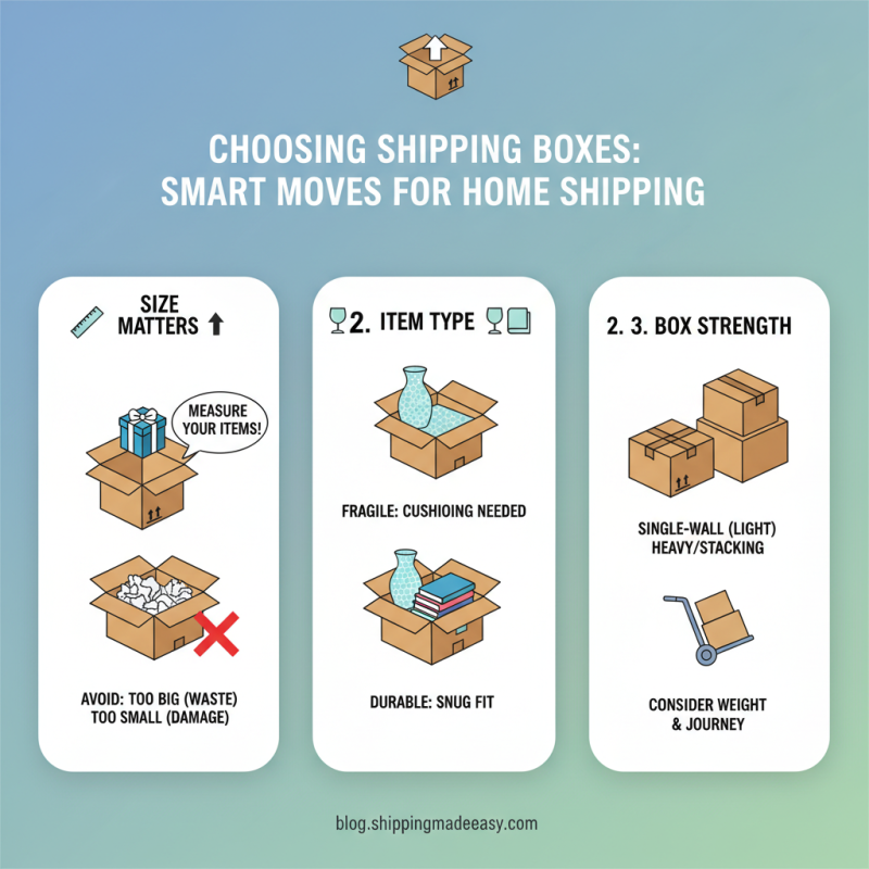 How to Choose the Best Shipping Boxes for Home Use?