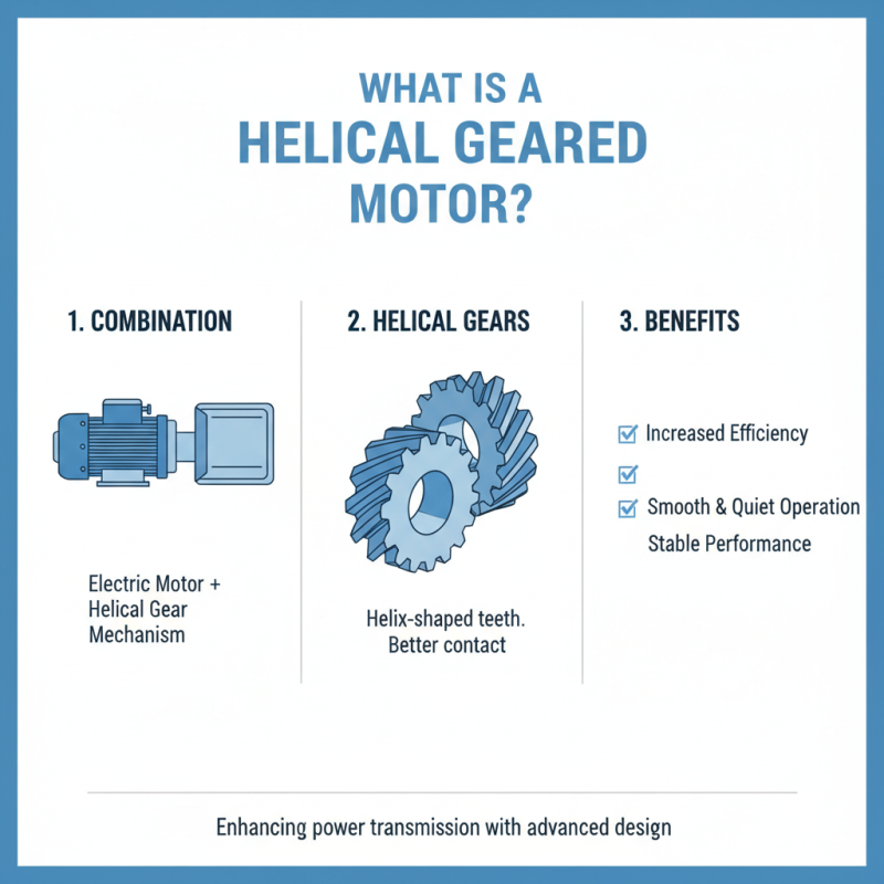 What is a Helical Geared Motor and How Does it Work?