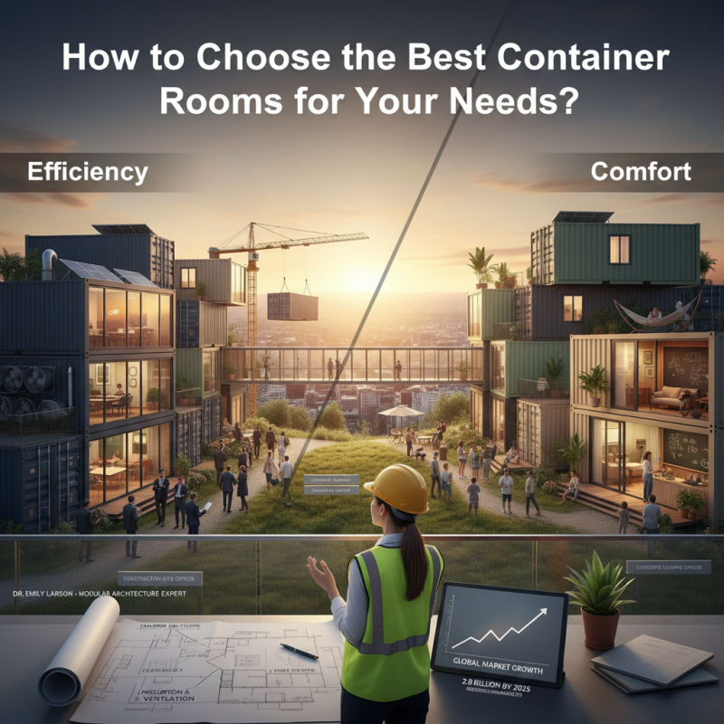 How to Choose the Best Container Rooms for Your Needs?