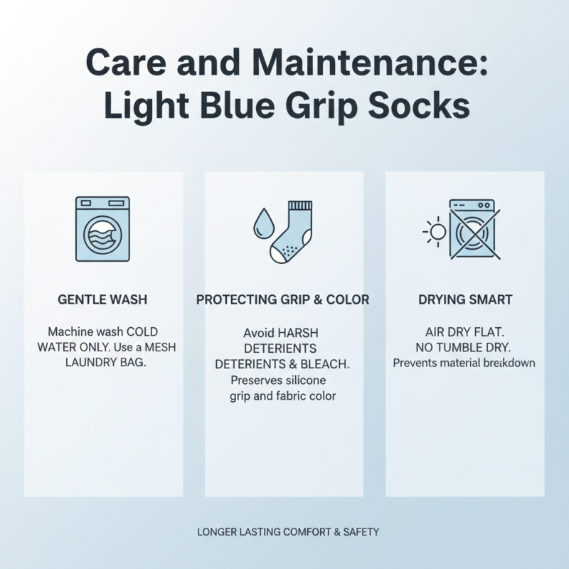 Why Choose Light Blue Grip Socks for Comfort and Safety?