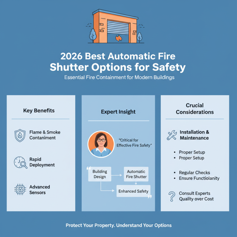 2026 Best Automatic Fire Shutter Options for Safety?