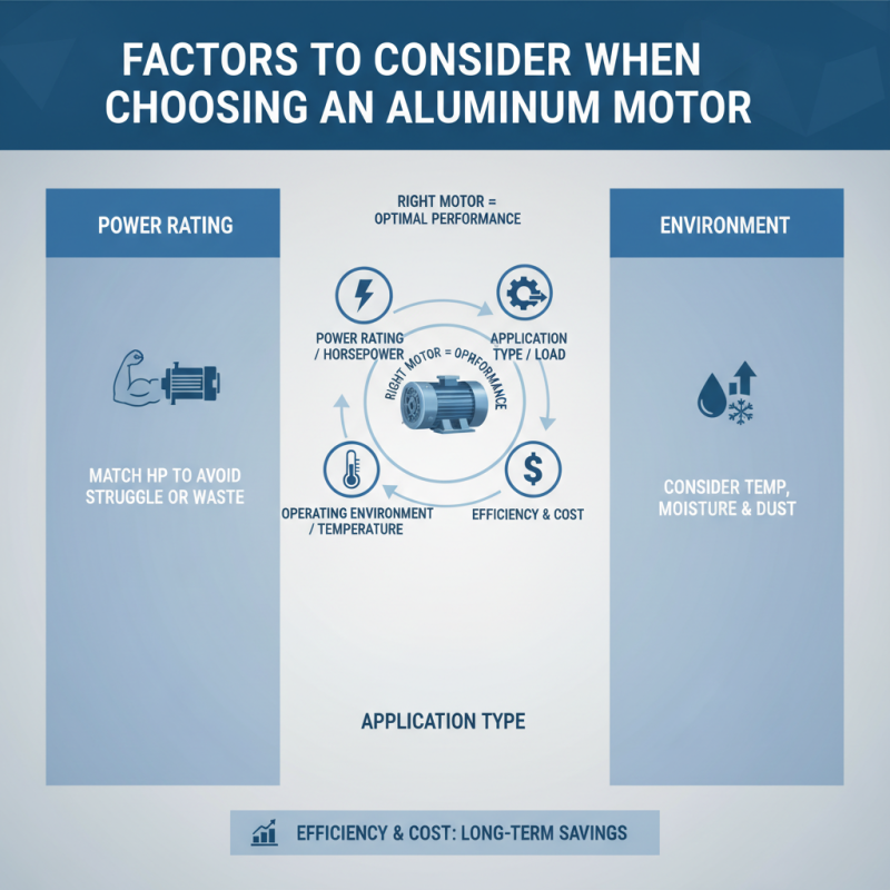 How to Choose the Right Aluminum Motor for Your Needs?