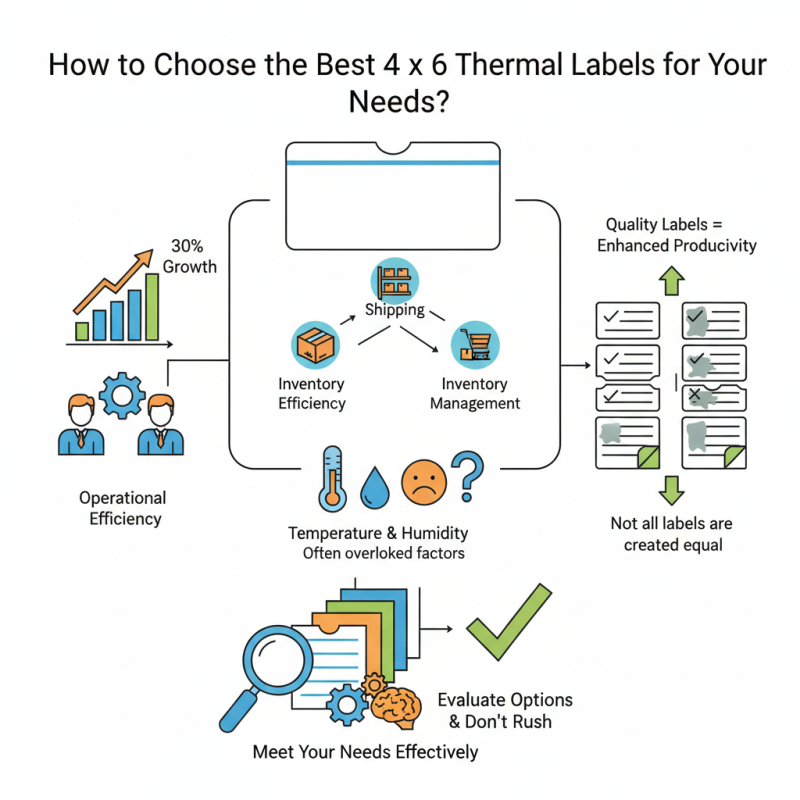How to Choose the Best 4 X 6 Thermal Labels for Your Needs?