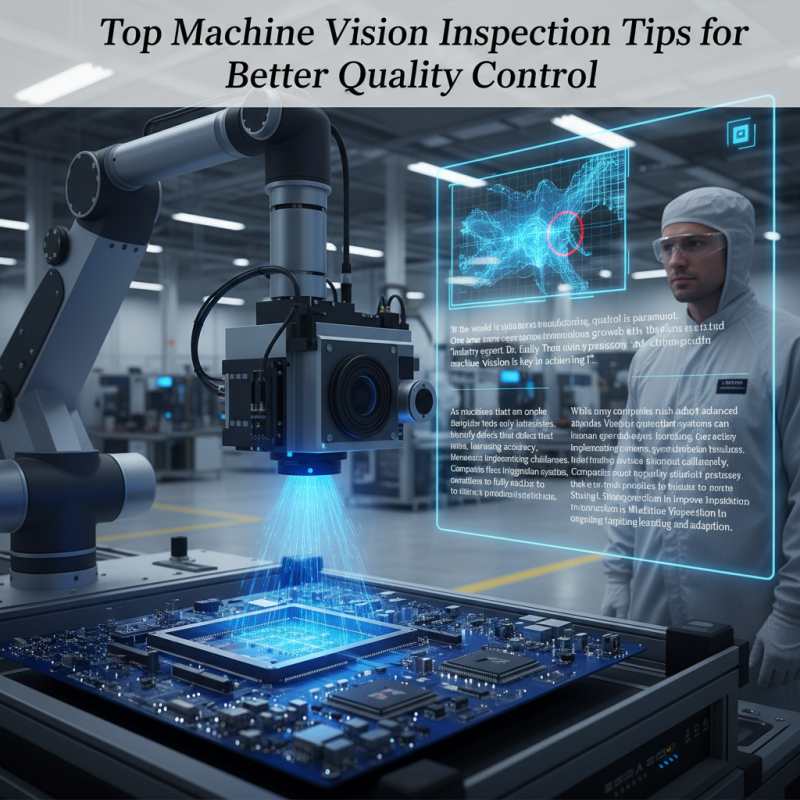 Top Machine Vision Inspection Tips for Better Quality Control?