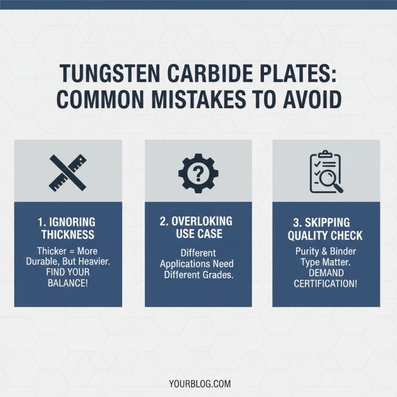 How to Choose the Right Tungsten Carbide Plate for Your Needs?