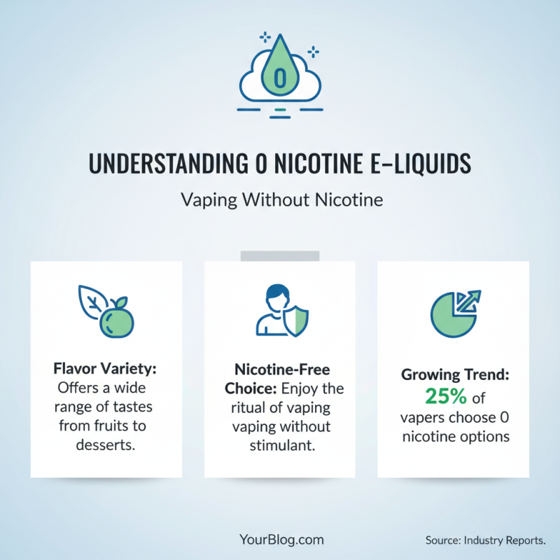How to Choose the Best 0 Nicotine E-Liquid for Vaping?