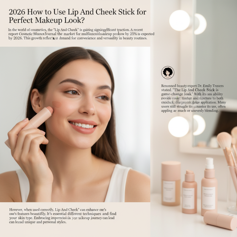 2026 How to Use Lip And Cheek Stick for Perfect Makeup Look?