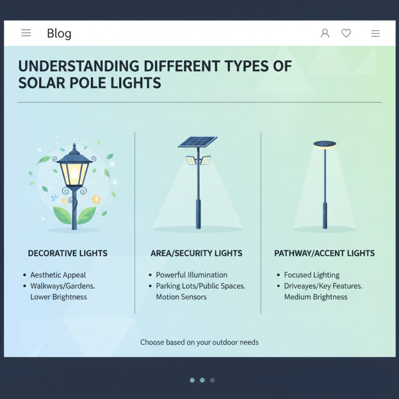 How to Choose the Best Solar Pole Lights for Your Outdoor Space?