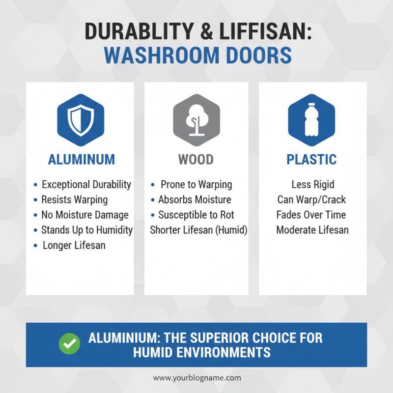 Why Choose Aluminium Washroom Doors for Your Bathroom Needs?