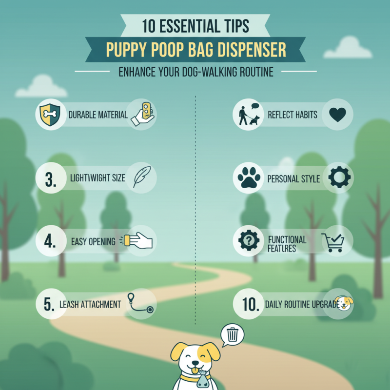 10 Essential Tips for Choosing the Best Puppy Poop Bag Dispenser?