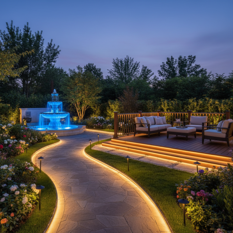 Top Outdoor Strip Lighting Ideas for Perfect Illumination and Ambiance?
