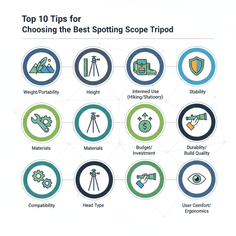 Top 10 Tips for Choosing the Best Spotting Scope Tripod
