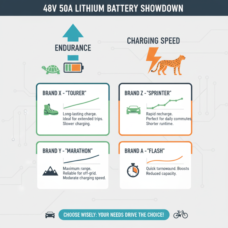 How to Choose the Right 48v 50A Lithium Battery for Your Needs?
