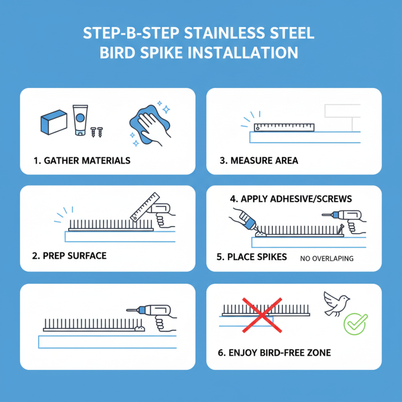 How to Install Stainless Steel Bird Spikes Effectively?