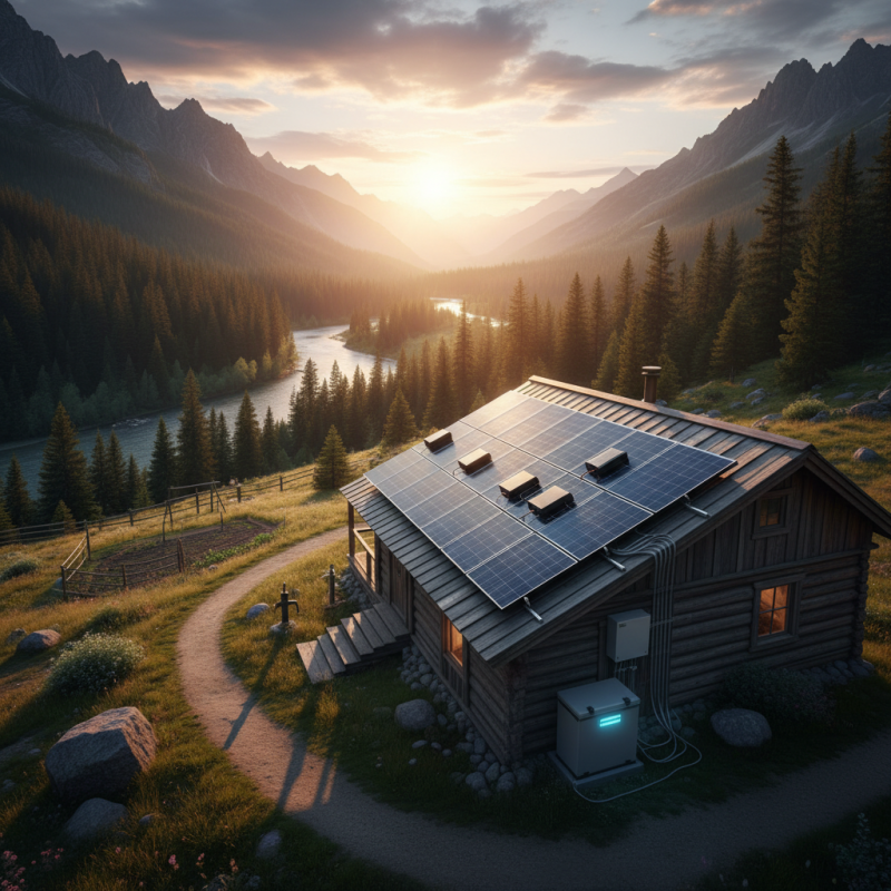 What is a microinverter solar off grid system?