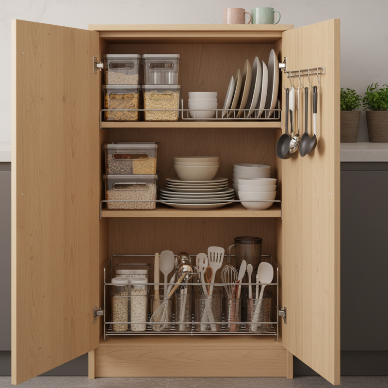 Efficient Ways to Organize a Small Kitchen Cabinet