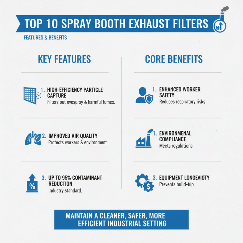 Top 10 Spray Booth Exhaust Filters for Efficient Air Quality Management?