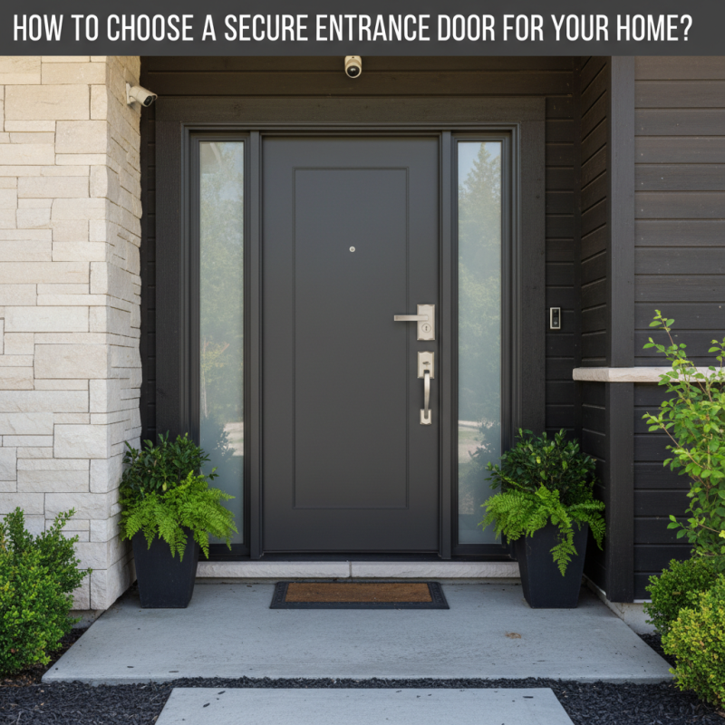How to Choose a Secure Entrance Door for Your Home?