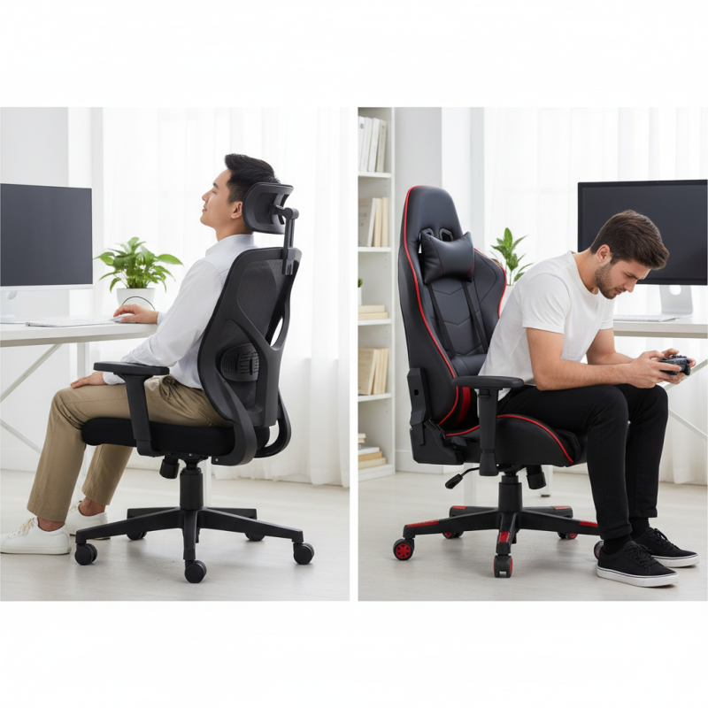 China Top 10 Reasons Ergonomic Chairs Beat Gaming Chairs for Back Pain?