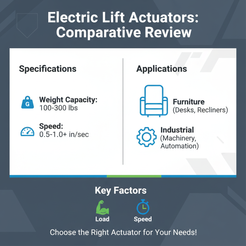 China Best Electric Lift Actuator Reviews and Top Recommendations?