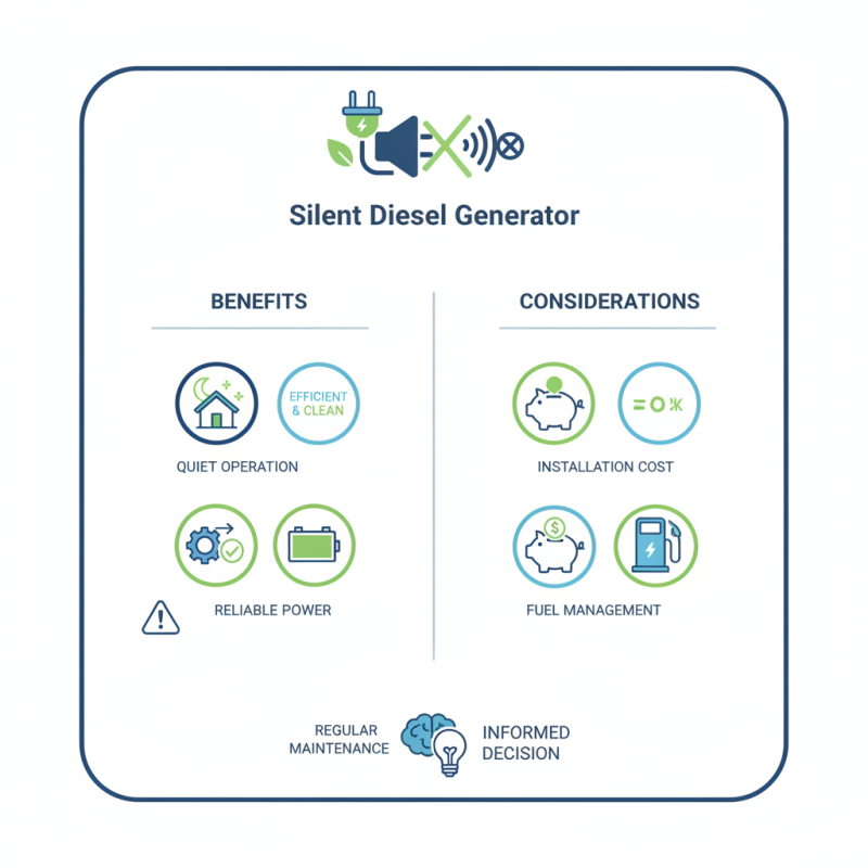 The Benefits of Using a Silent Diesel Generator for Backup Power?